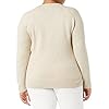 Amazon-Essentials-Womens-Classic-fit-Soft-Touch-Long-Sleeve-Crewneck-Sweater Amazon Essentials Women's Classic-Fit Soft Touch Long-Sleeve Crewneck Sweater, Beige, Medium