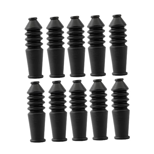 NAMOARLY Mountain Bike Boot 10 Pack Elbow Brake Line Protection Cover Sturdy Rubber Fits for V-Brake Cycling Gear