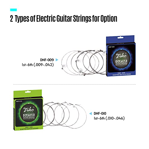 SHUIYUE Cordes de Guitare électrique Hexagon Alloy Wire Nickel Wound Bright Corrosion Resistant 6 Cordes Set (.009-.042… - Les Beatles, Paul McCartney, John Lennon, RIngo Starr, George Harrison SHUIYUE Cordes de Guitare électrique Hexagon Alloy Wire Nickel Wound Bright Corrosion Resistant 6 Cordes Set (.009-.042… – Image 5