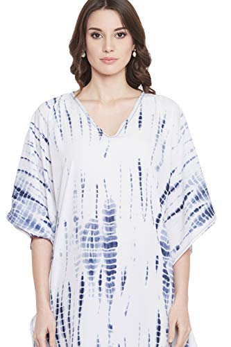 Image of Oussum Women Kaftan Plus Size Polyester Summer Lightweight Caftan Swimsuit Cover Ups Maxi African Mumu Lounge House Dress