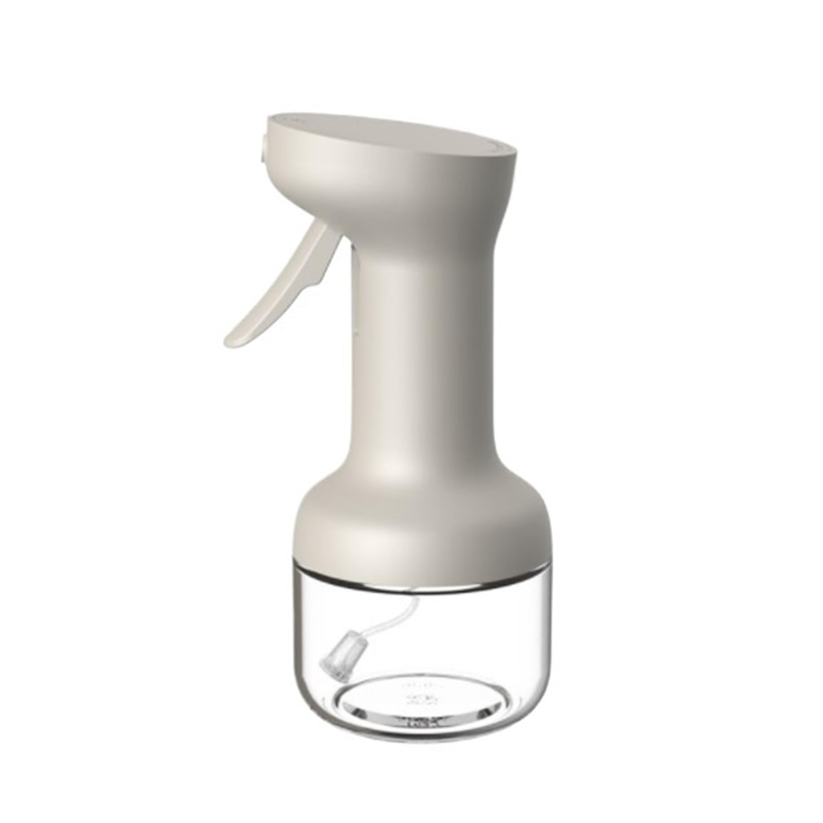 Butelka Oliwę Rozpylacz Oleju Z Kontrolą Oleju Typu Push-type, Bez Przywierania Oleju, Odpowiedni Do Grillowania I Smażenia Dozownik Oleju Kuchennego(White,450ML)