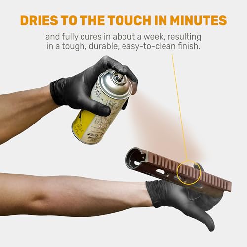 Brownells Aluma-Hyde II Epoxy Based Firearm Finish Spray Coating Protection Paint, Aerosol Can, 12 oz. (340g) Earth Brown