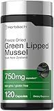 Horbäach Green Lipped Mussel |120 Capsules | from New Zealand | Premium Freeze...