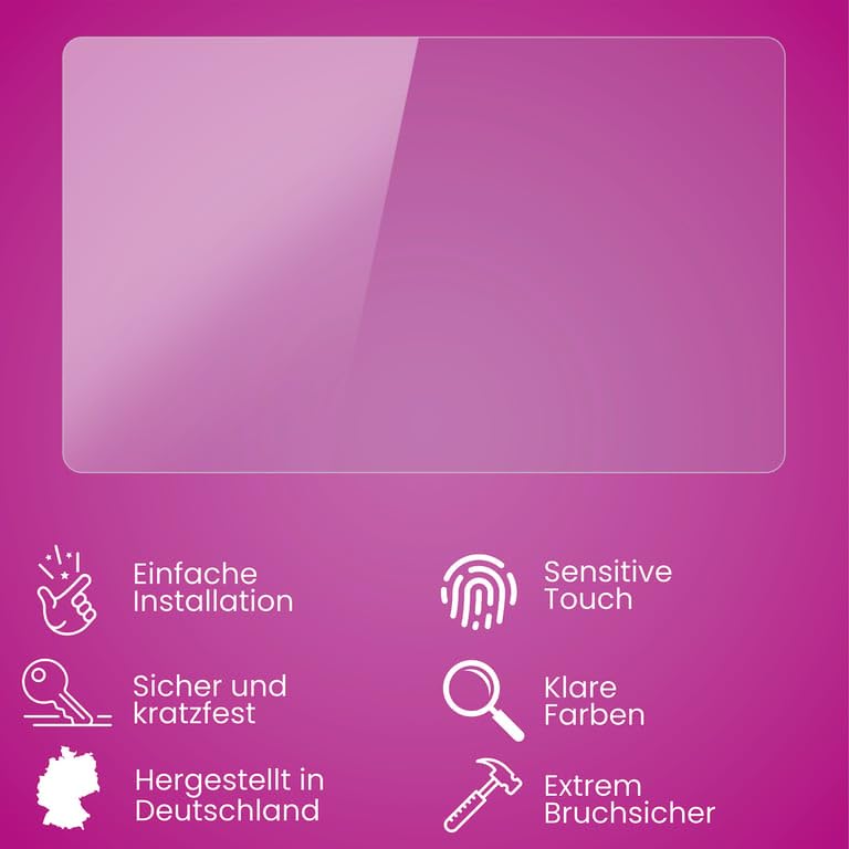 atFoliX Plastic Glass Protective Film compatible with Pentax Optio WG-3 / WG-3 GPS Glass Protector, 9H Hybrid-Glass FX Screen Protector