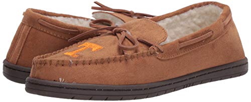 Image of FOCO NCAA Mens NCAA College Team Logo Moccasin Slippers