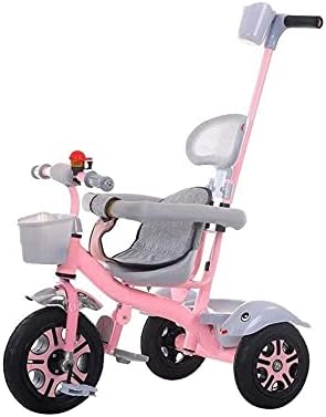 NUBAO Stroller Wagon Tricycle Present Trike Girls Bike,High-Carbon Steel with Training Wheels for 16 Inch Kids Bicycle, Child Pedal Bikes for 4-6 Years Old Over 1 Year Old Girl Gifts