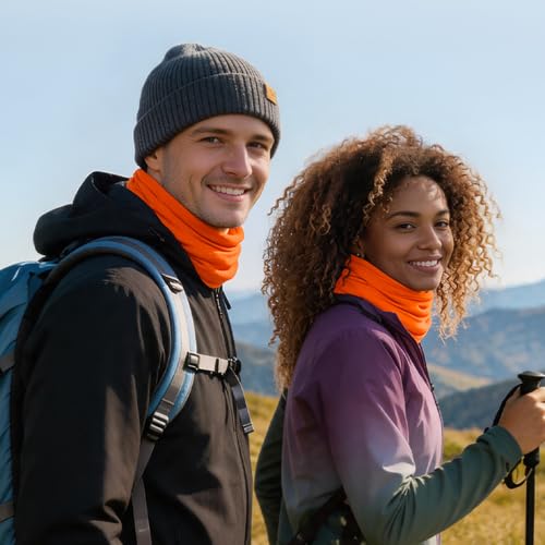 Image of ACUSHLA 100% Merino Wool Neck Gaiter Men Women Winter Ski Face Mask Scarf