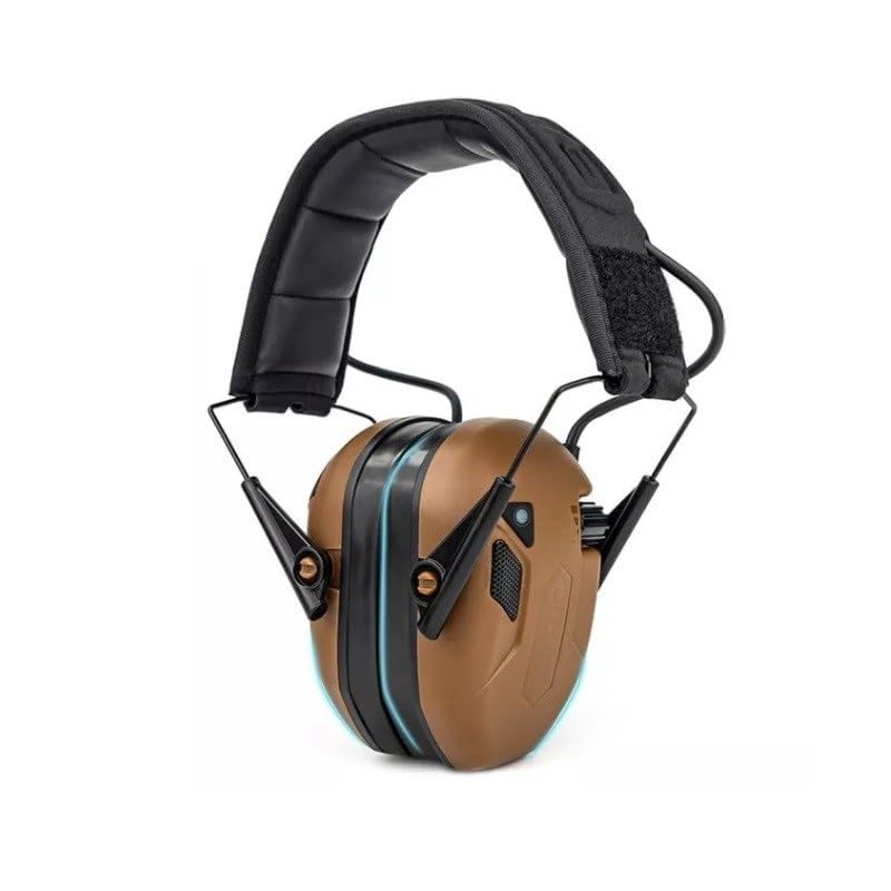 Auriculares de Protección Auditiva EARMOR M300T, Bluetooth, Cancelación de Ruido, 3 Modos de Captación, Marrón