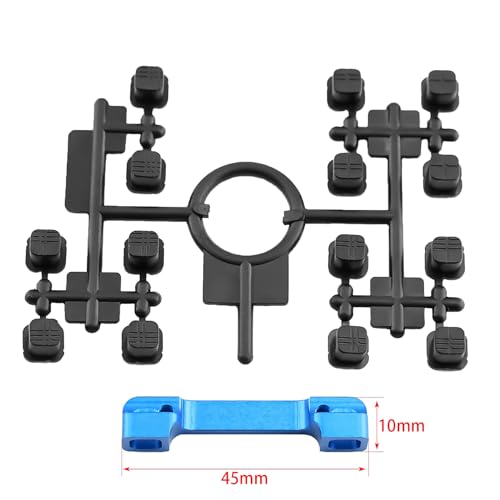 Goolsky Metallverstellbare Aufh&auml;ngungshalterung XH 22055 Ersatz f&uuml;r Tamiya XV01 XV01T XV02 XV-02 Pro 1/10 Fernbedienung Auto Upgrade Teile Zubeh&ouml;r