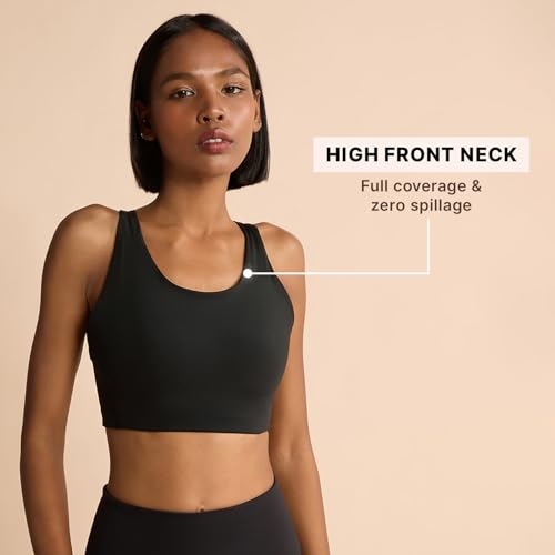Image of KICA Luxe Limitless High-Impact Full Coverage Sports Bra with Molded Cups