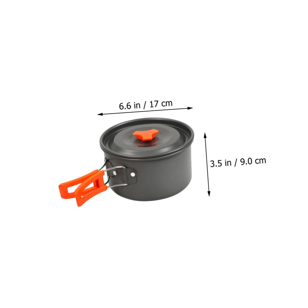 HOLIDYOYO 1Set Portable Camping Cookware for People Lightweight Cooking Pot and Kettle Compact Outdoor Cooking Kit with Storage Bag for Hiking and Picnics