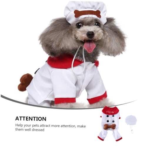 Disfraz para Perro Halloween Talla L Blanco miniatura 3