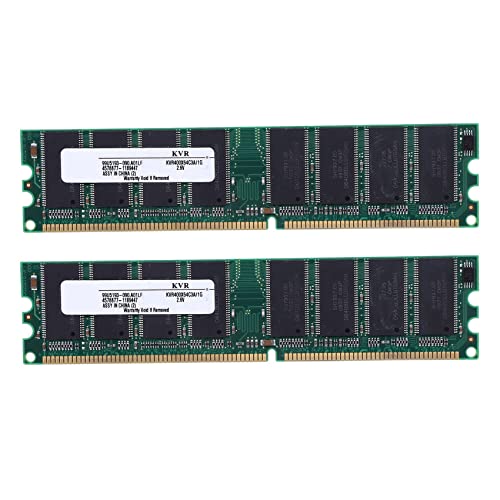 Pin: 184-Pin Sefdrert 2X 2.6V DDR 400MHz 1GB Memoria 184Pins PC3200 Desktop per RAM CPU GPU APU Non-ECC CL3 DIMM