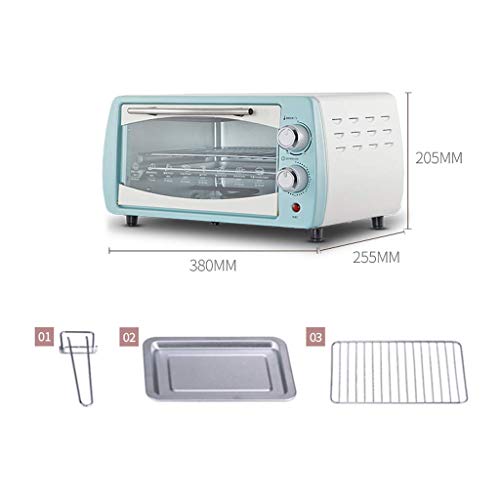 Four électrique mini 10 L bleu pour cuisson gâteau individuelle - 6