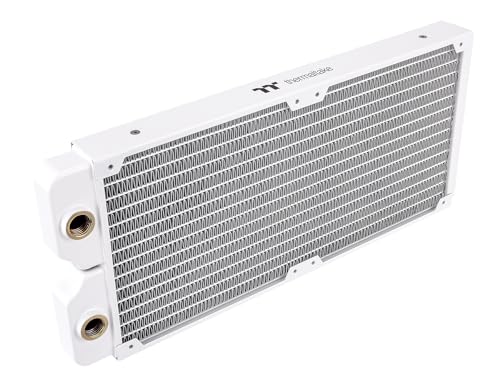 Thermaltake Pacific SR280 radiador de cobre premium color blanco para modding de ordenadores