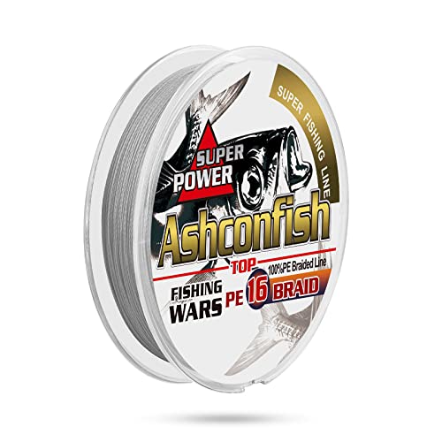 Ashconfish PEライン PE 2号-20号 100M グレー X16 高強度 高感度 高飛距離 2枚目