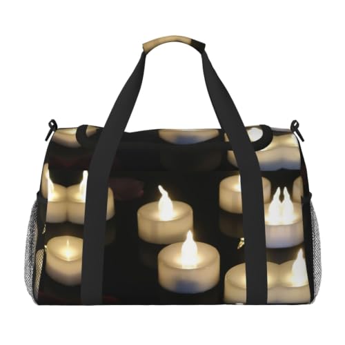 Bolsa de viaje con velas grande y plegable, el complemento impermeable de alta resistencia