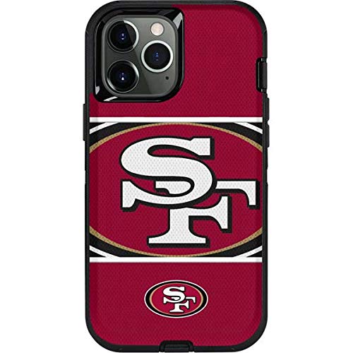 Skinit Decal Phone Skin Compatible with OtterBox Defender Case for iPhone 12 Pro Max - Officially Licensed NFL San Francisco 49ers Zone Block Design