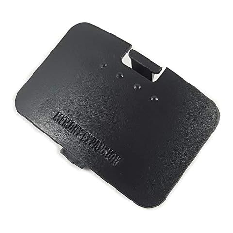 Replacement Jumper Pak Memory Expansion Door Cover Lid Part for Nintendo 64 N64 (Black) Cover