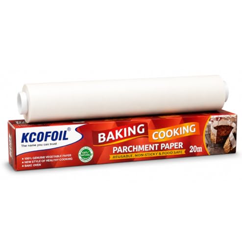 Image of 20m Deliwrap Parchment Paper for Baking, White (Pack of 1)