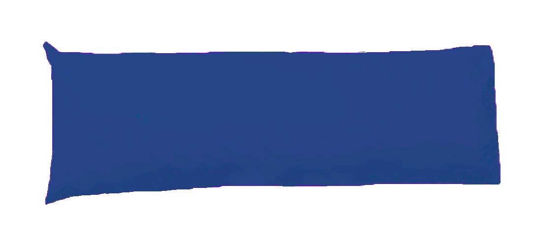 Bolster Pillow Case Long Body Orthopaedic Support Maternity Pregnancy Pillow Case (Double 4.6 FT 19"X 54", Royal)