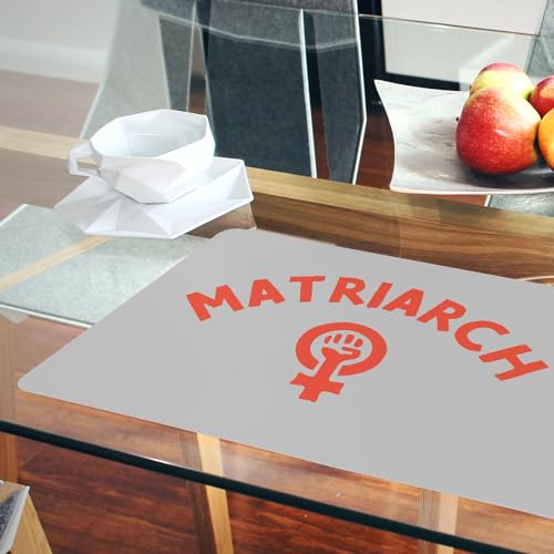 Napperons gris en liège Matriarch Mom grand format de table - 6