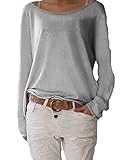 ❤️Classische Sweatshirts mit Lange Ärmel in Asymmetrisches Design, eingetroffen in dieser Saison, Lange Pullover Frauen, Perfekt für Herbst, Frühling und Winter, angenehm zu tragen.
