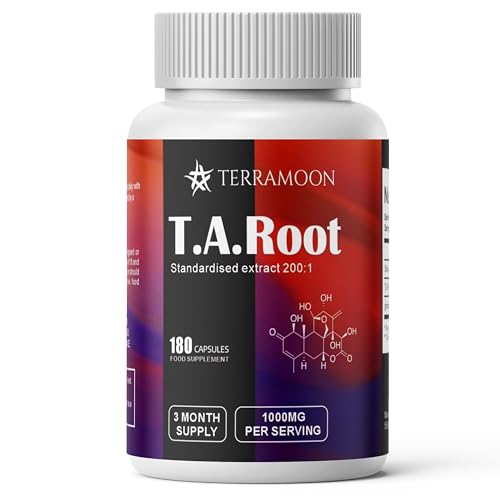 High Strength TongAliRoot 180 Capsules 1000mg per Serving 3 Month Supply Food Supplement with Ginseng