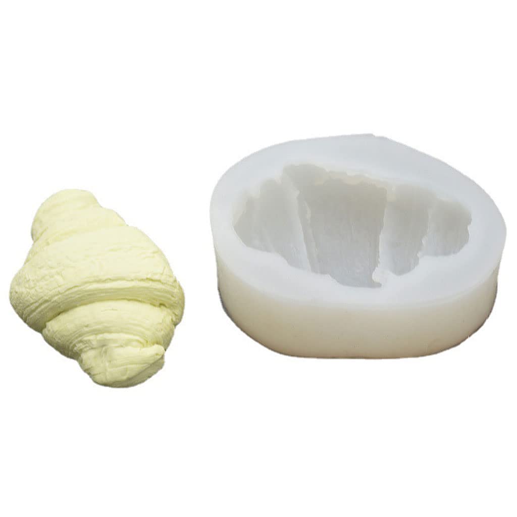 Form Shape Scented Silicone Mold Simulation Bread Household Chocolate Cake Baking Cream Horn Molds for Baking Mold Silicone Cannoli Form Molds
