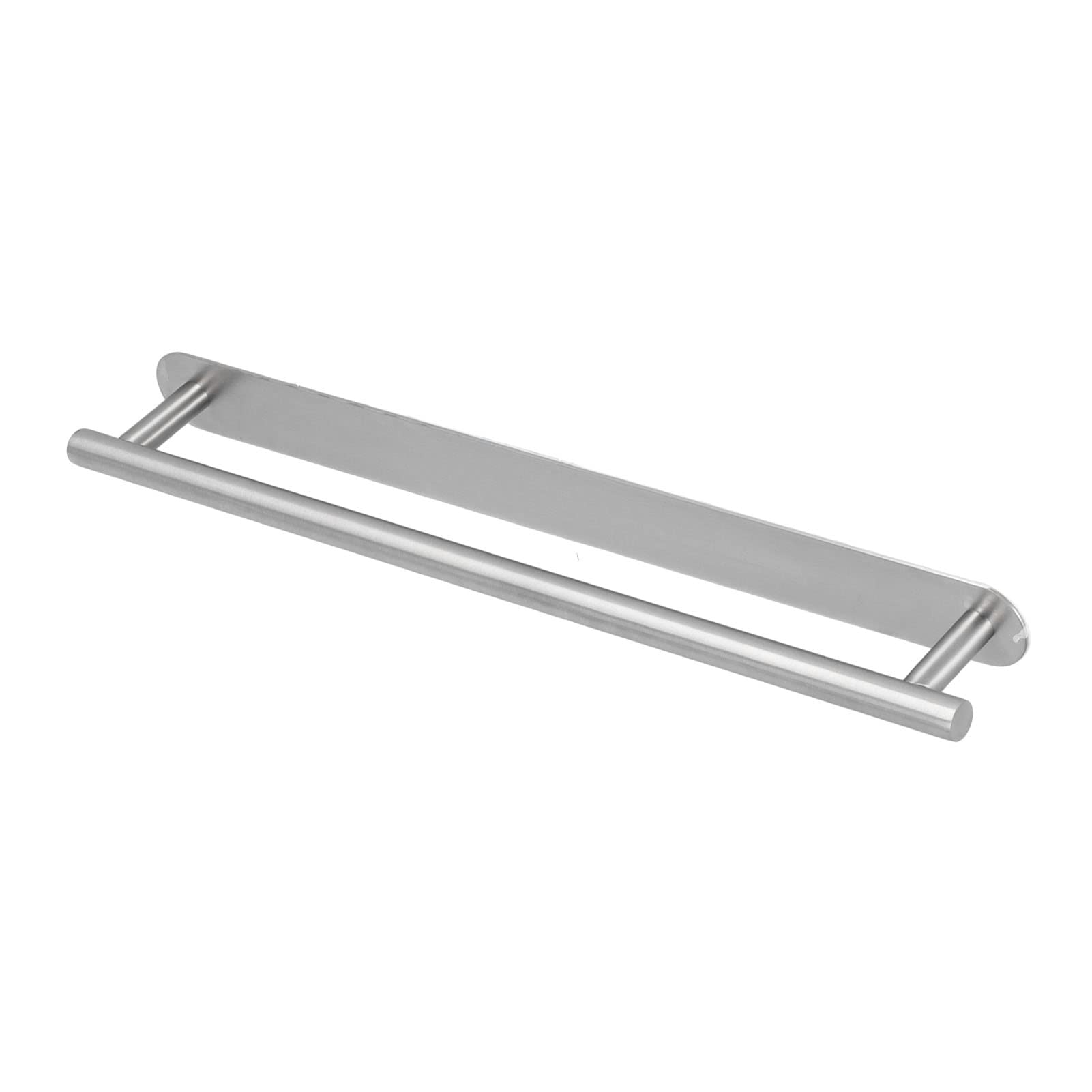 SIXRUN Toallero de Acero Inoxidable 304, Barra de Toalla Adhesiva Cepillada, Soporte para Barra única, Montaje en Pared sin Taladro para Baño, Cocina, Cuarto de Lavado, Puerta de Gabinete (50cm)