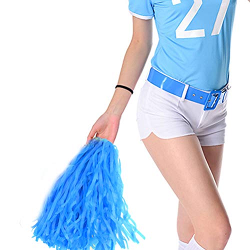 image for baotongle 12 pcs Cheerleading Pom Poms Hand Flowers Cheerleader Pompom