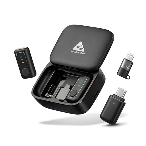 Audio Array AM-W24 2026 Edition Magnetic Wireless 5gm Mic with Sl...