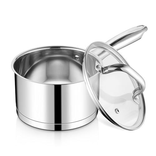 Joyfair Edelstahl-Kochtopf mit Deckel, Größe 3
