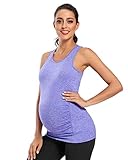 【Quick-drying fabric】 Unsere Umstands-Sportswear-Tops bestehen aus hochwertigen feuchtigkeitstransportierenden und leichten Stoffen