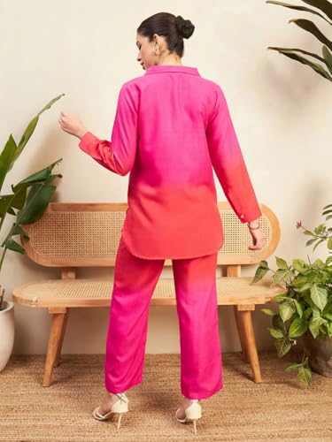 Image of FABNEX Women Co Ord Set for Women | Co Ord Set for Women Stylish | Kurta Set for Women | Kurta Set | Ethnic Co Ord Set for Women | Full Sleeve Co-ord Set (K-105-107)