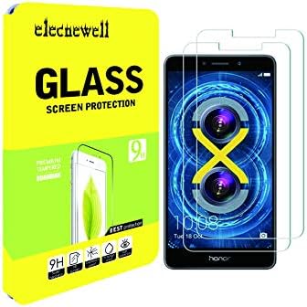 NEWELL [2 Pack] Honor 6X Screen Protector, 0.26mm Premium Tempered Glass Screen Protector for Huawei Honor 6X Bubble-Free Anti-Scratch Anti-Fingerprint