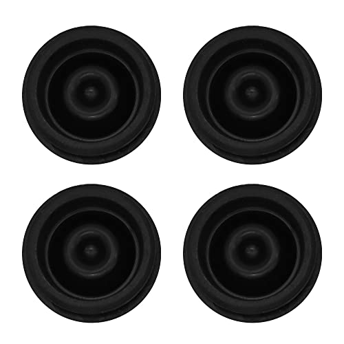 SUNCARACCL 4 Pack Trailer Hub Cap Rubber Plugs Fits 1.98 Inch Trailer Hub Dust Caps Rubber Grease Plug for Most 2000 to 3500 Pound Dexter EZ Lube Trailer Camper Axle