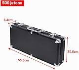 LARS360, mallette de poker aluminium et 500 jetons laser photo 2