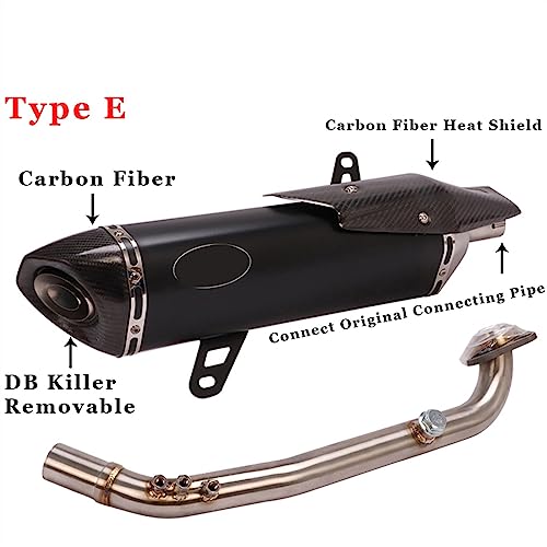 Échappement KYMCO Xciting 250 anti-corrosion avec chicane amovible - 2