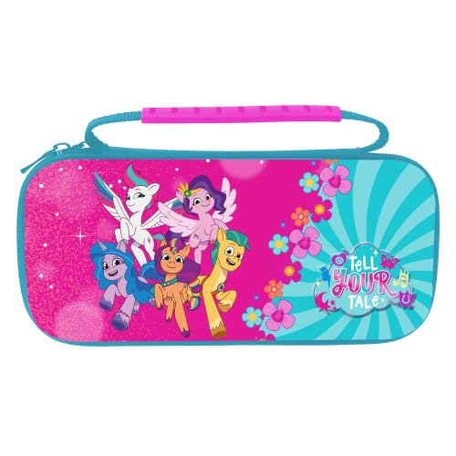 Freaks and Geeks Sacoche XL Relief Pour Switch et Switch OLED - My Little Pony Tell Your Tale, Pink