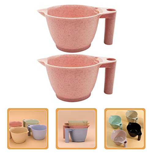 LALAFINA 2Pcs Tigela De Tintura De Cabelo Tigela De De Cabelo De Salão Tigelas De Mistura Para De Ca