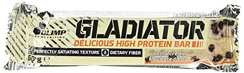 Olimp Sport - Barrita Gladiator Bar - 60g - Vainilla, Caja 15 unidades