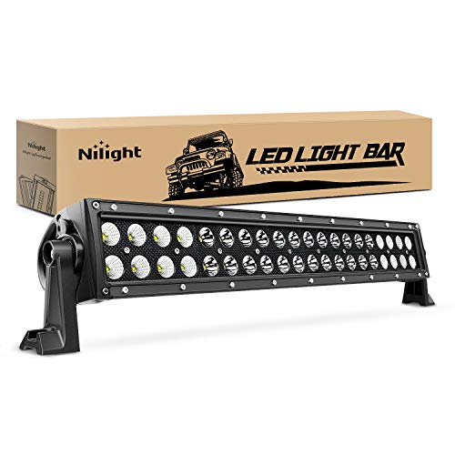 Image of Nilight - NI07B-120W 22 inch 120w LED Light Bar Flood Spot Combo Driving Lights Fog Lamp off road led lights for SUV ATV Truck 4x4 Boat ,2 Years Warranty