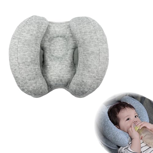 Almohada cervical para bebé, paquete de 1, almohada cervical para recién nacido, almohada cervical 2 en 1, almohada de viaje para apoyar la cabeza en el cochecito
