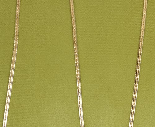 Image of Amazon Brand - Umi Gold Leather Striped Pack of 2 Throw Pillow Covers Velvet Decorative Cushion Covers Cases for Sofa Bedroom Livingroom Car 20 x 20 in Green Color