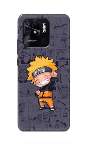Image of Plastic Printfidaa Printed Hard Back Cover Case For Redmi 10 | Redmi 10 Power Back Cover (Famous Anime Cartoon Character) -112