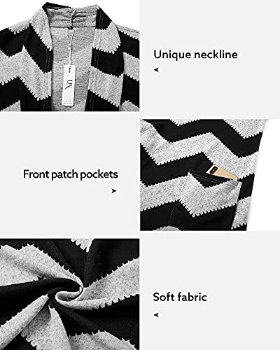 Image of ULTRANICE Cardigan Sweaters Womens Fashion 2025 Spring Lightweight Long Sleeve Casual Tops Clothes Outfits with Pockets