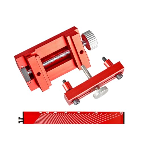 SUIOPPYUW Afilador de motos duradero construido para durar a través de aleación de aluminio resistente afilador de cuchillos herramienta de carpintería, Rojo