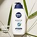 NIVEA MEN Sensitive Body Wash with Bamboo Extract, Moisturizing Body Wash for Sensitive Skin, Soap Free Shower Gel for Men with No Drying Alcohol, 30 Fl Oz Bottle