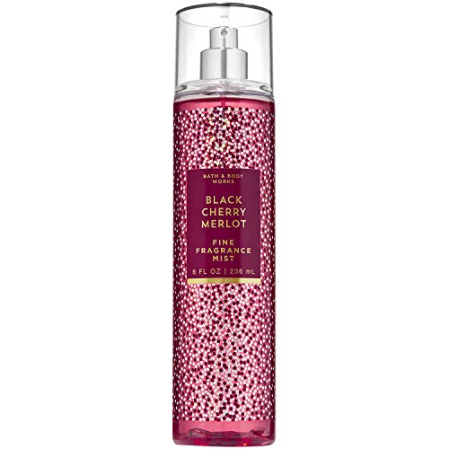 Bath and Body Works BLACK CHERRY MERLOT Fine Fragrance Mist 8 Fluid Ounce (2019 Edition)